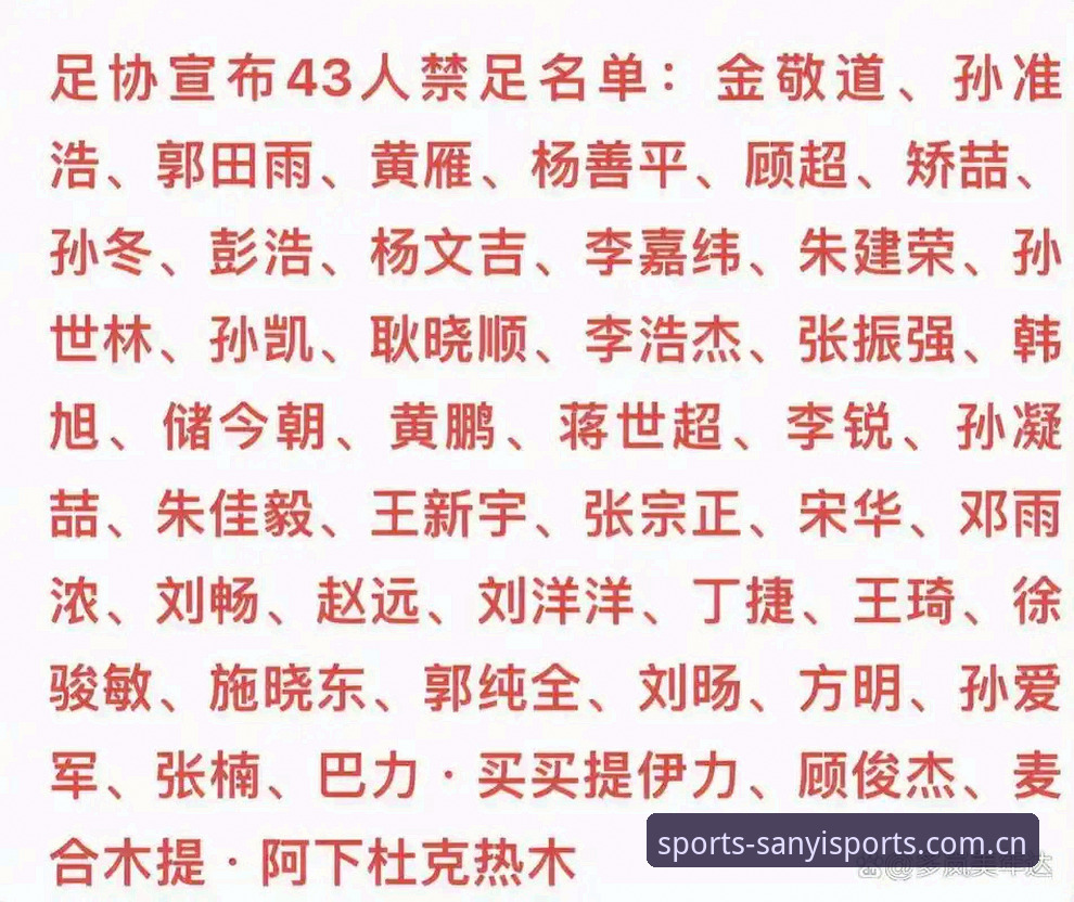 足协禁足名单 vs 体育生态净化：三亿体育平台用户眼中的行业革新与反思
